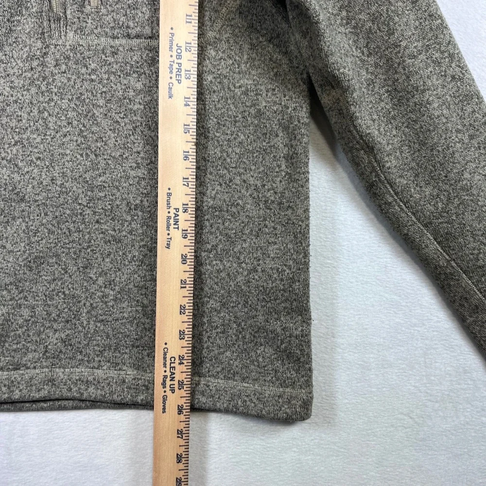 The North Face Gordon Lyons Quarter Zip Fleece Pullover Mens Medium Brown Hike